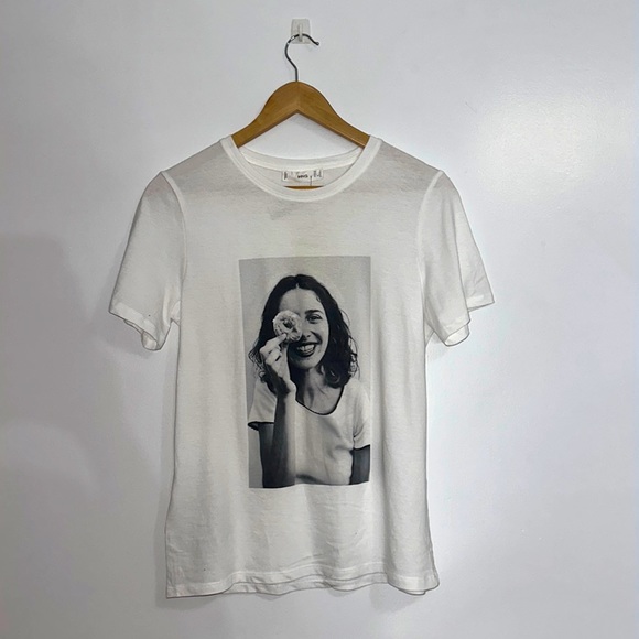 NWT MANGO WOMEN’S PRINTED T-SHIRT - Picture 3 of 8